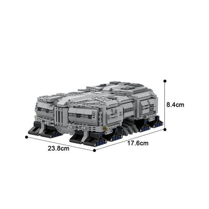 Desert Planet Spice Crawler Building Kit | Futuristic Vehicle Model - 5