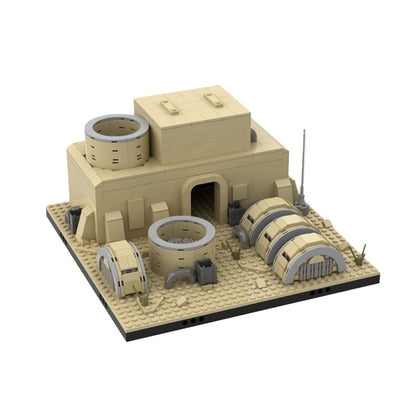 desert power plant building set | modular space desert village | moc-56069 - 1