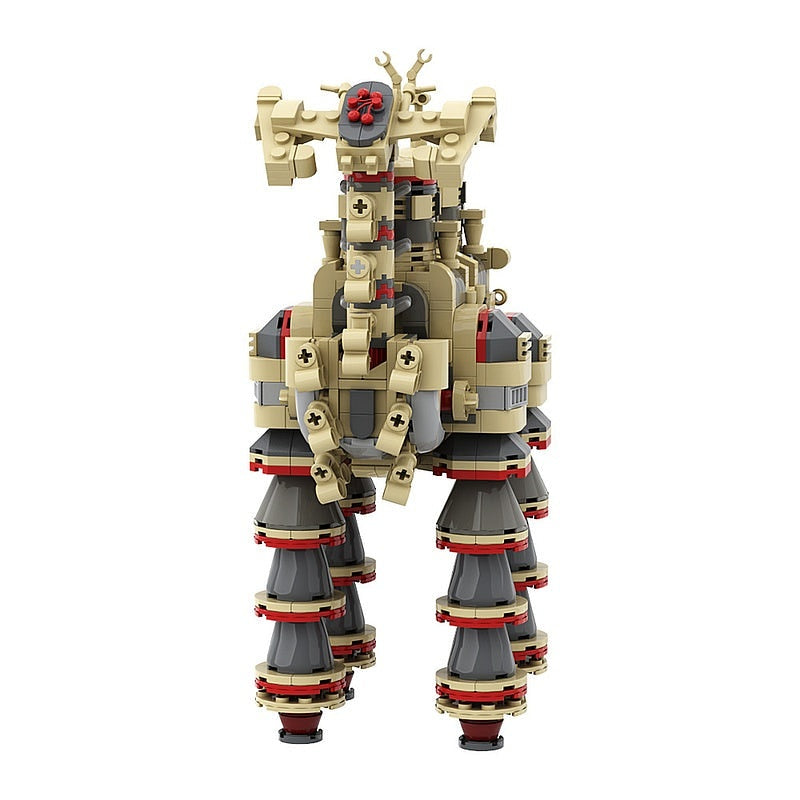 Desert Storm Ancient Mechanical Elephant Guardian MOC Building Kit - 2