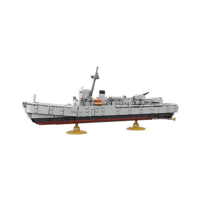 Destroyer Ship MOC Building Kit | Modern Naval Warship Model - 1