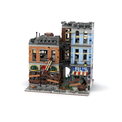 detective's office building set | apocalypse version | moc-73392 - 1