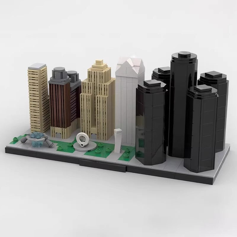 Detroit Michigan Skyline Building Kit | LEGO-Compatible MOC - 2