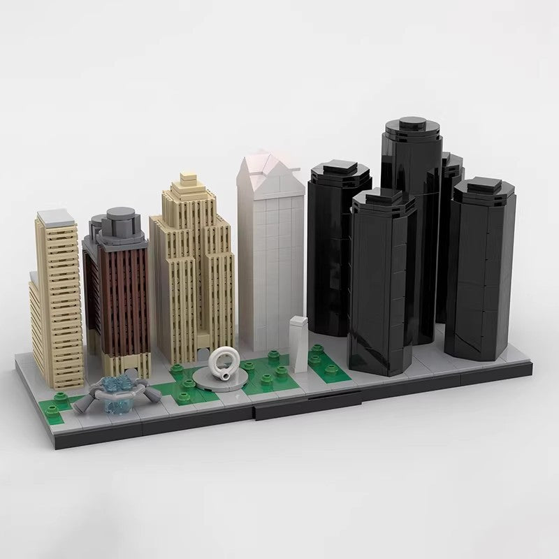 Detroit Michigan Skyline Building Kit | LEGO-Compatible MOC - 4