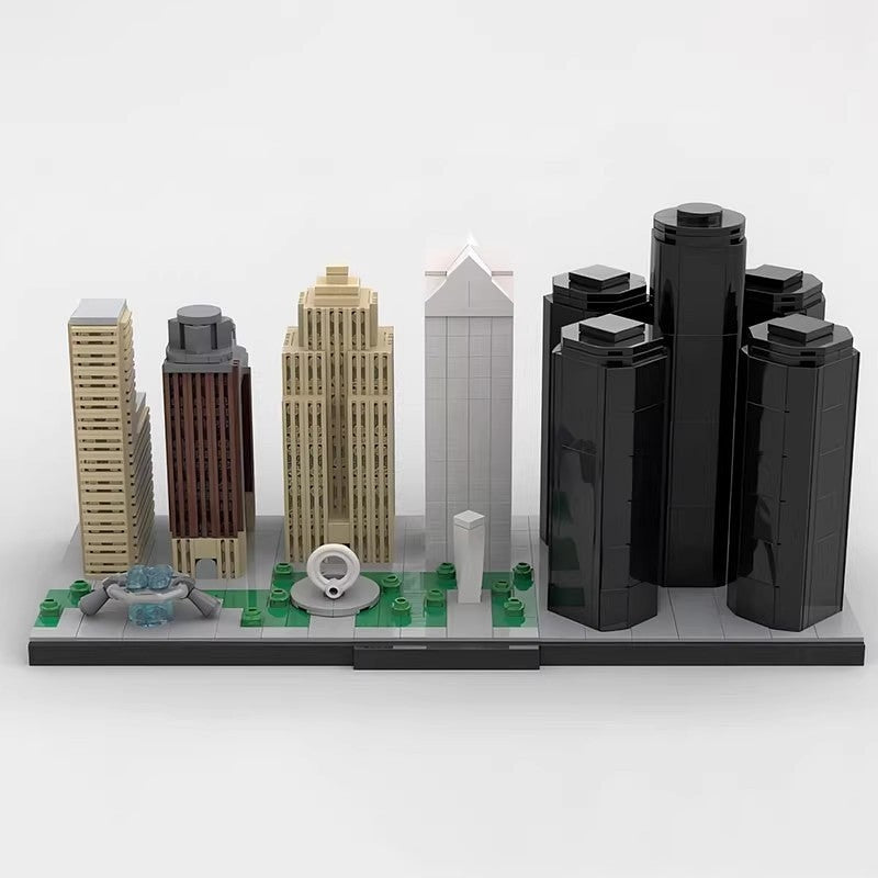 Detroit Michigan Skyline MOC Building Kit | City Architecture Model - 3
