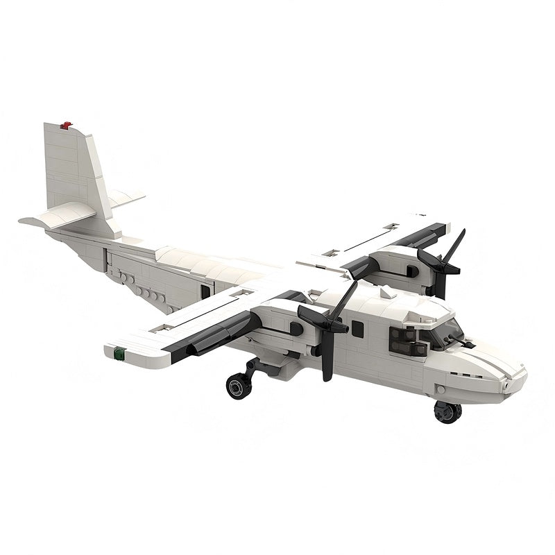 DHC-6 Twin Otter Turboprop STOL Aircraft Building Kit | LEGO-Compatible MOC - 1