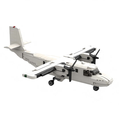 DHC-6 Twin Otter Turboprop STOL Aircraft Building Kit | LEGO-Compatible MOC - 1