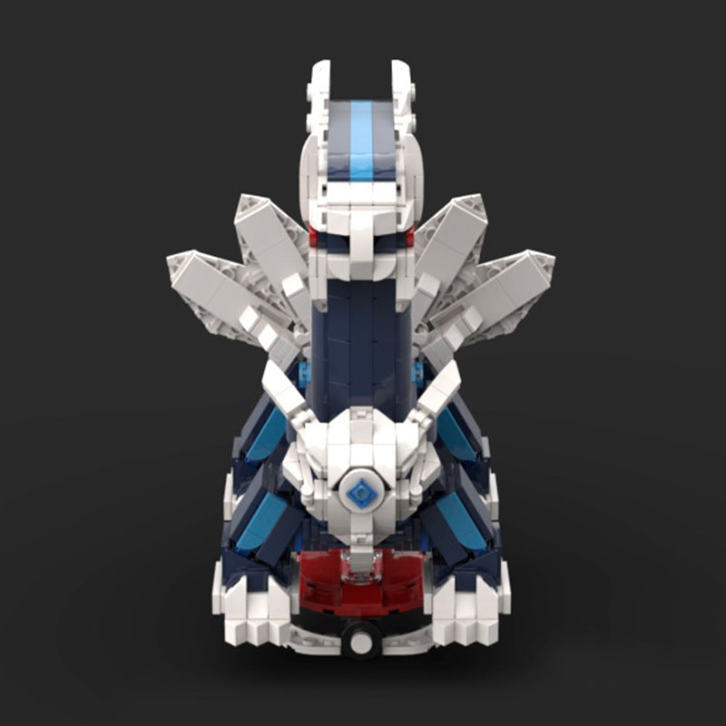 dialga brickheadz building set | pokèmon | moc-112034 - 3