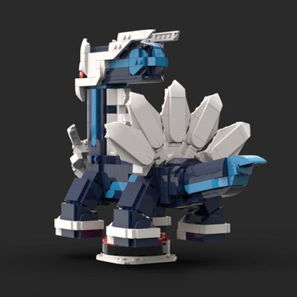 dialga brickheadz building set | pokèmon | moc-112034 - 4