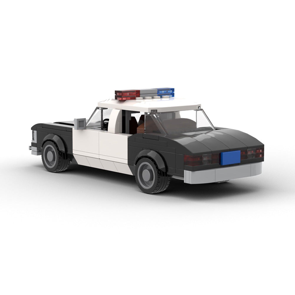 die hard 1979 lapd chevrolet impala police car building set | moc-22397 - 1