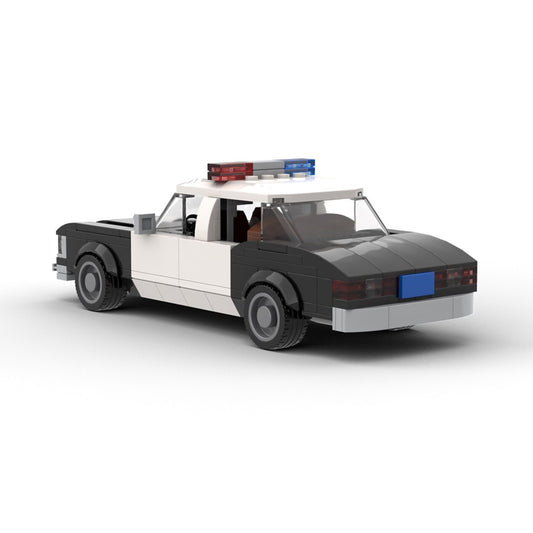 die hard 1979 lapd chevrolet impala police car building set | moc-22397 - 1