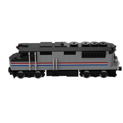 diesel locomotive building kit | moc-79204 - 2