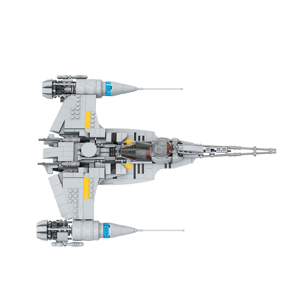 din djarin's n-1 starfighter building set | mandalorian | moc-99932 - 2