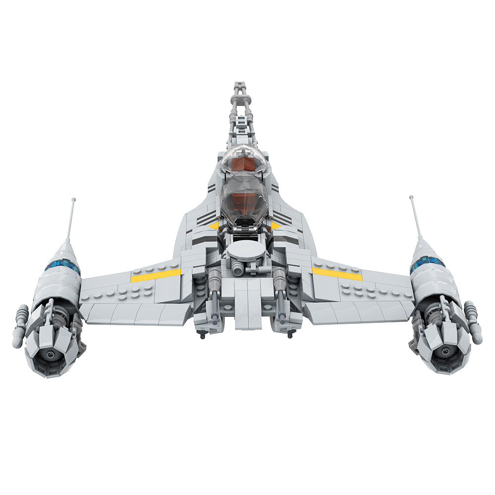 din djarin's n-1 starfighter building set | mandalorian | moc-99932 - 3