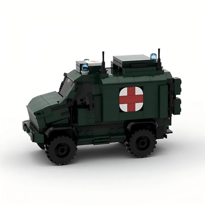 Dingo 2 Armored Ambulance MOC Building Kit | Military Vehicle Model - 1