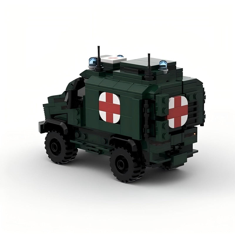 Dingo 2 Armored Ambulance MOC Building Kit | Military Vehicle Model - 3