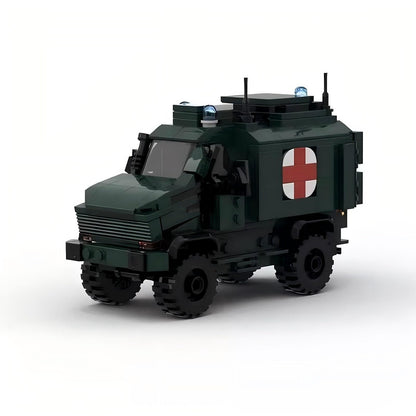 Dingo 2 Armored Ambulance MOC Building Kit | Military Vehicle Model - 4