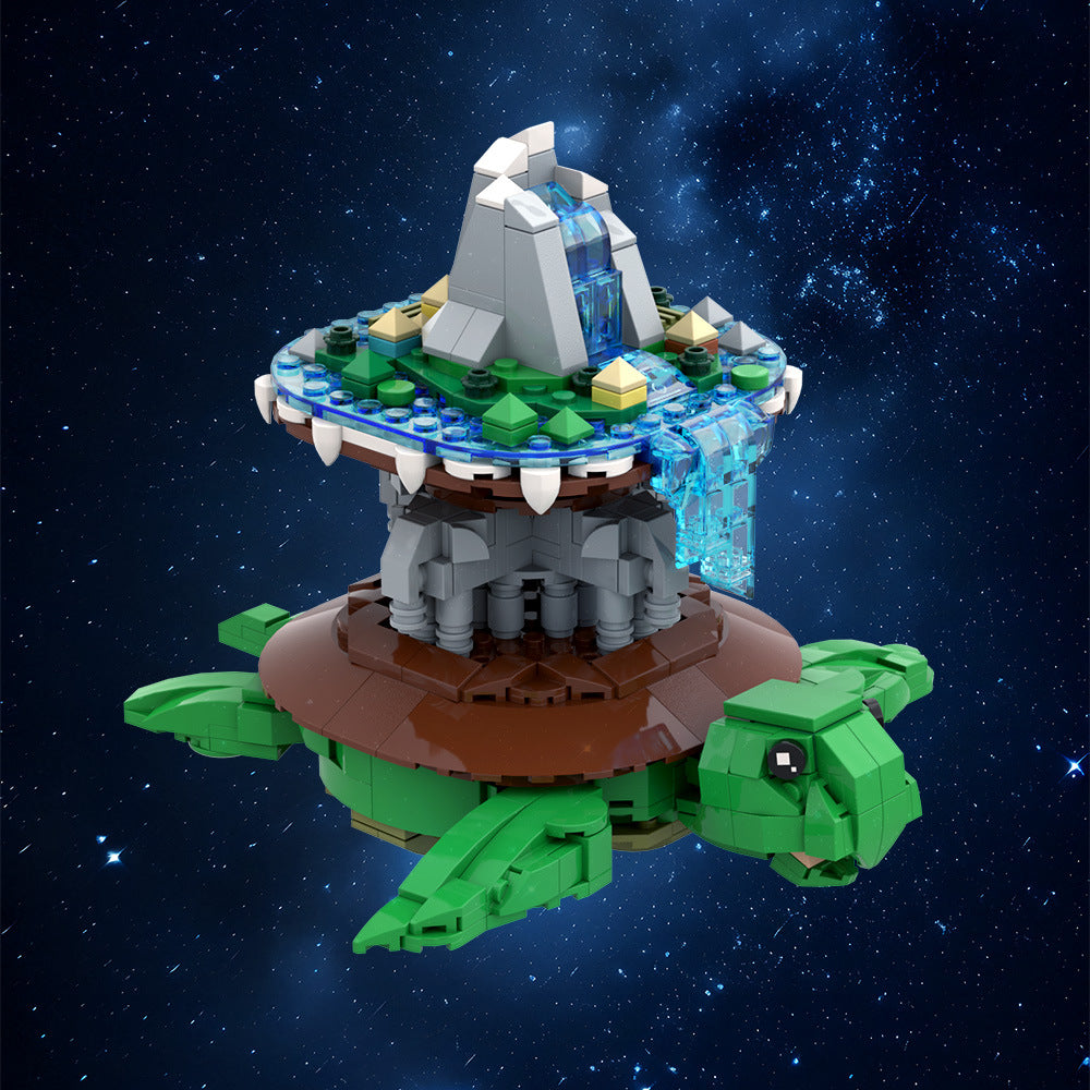 discworld building kit | lego compatible moc - 1