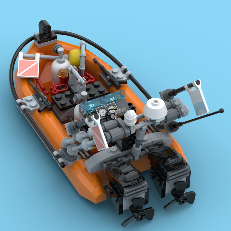 Divers Zodiac Boat Building Kit | MOC-190408 - 2