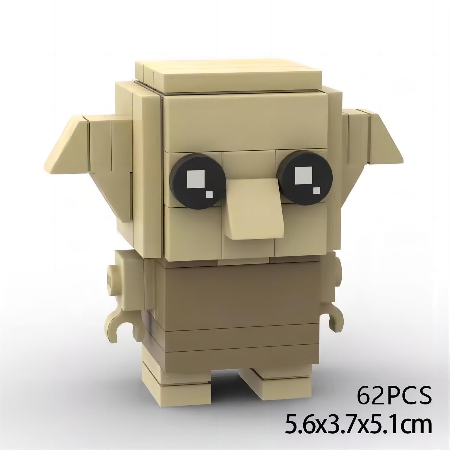 dobby brickheadz moc building set | harry potter | lego compatible - 1