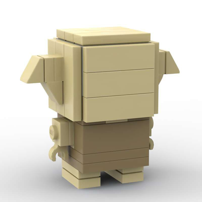 dobby brickheadz moc building set | harry potter | lego compatible - 3