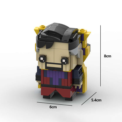 doctor strange brickheadz building set | lego compatible - 3
