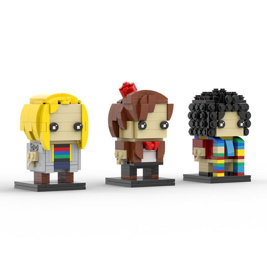 doctor who brickheadz building set | lego-compatible | 486 pcs - 1