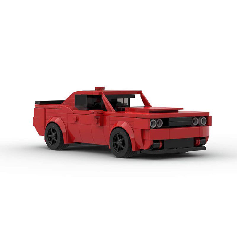 dodge challenger demon building set | moc-97761 - 4