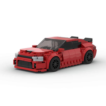 dodge charger building set | 249 pcs | moc-91379 - 2