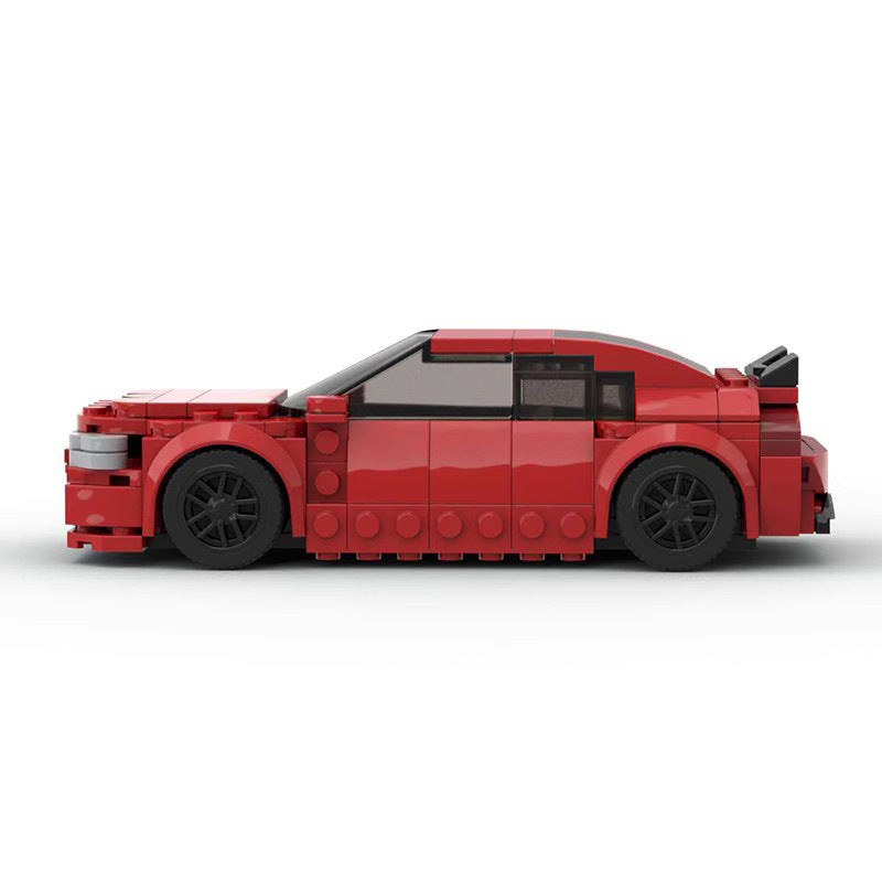 dodge charger building set | 249 pcs | moc-91379 - 3