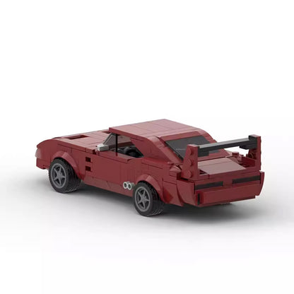 dodge charger daytona building set |  fast & furious | moc-86045 - 3