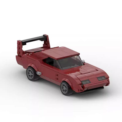 dodge charger daytona building set |  fast & furious | moc-86045 - 4
