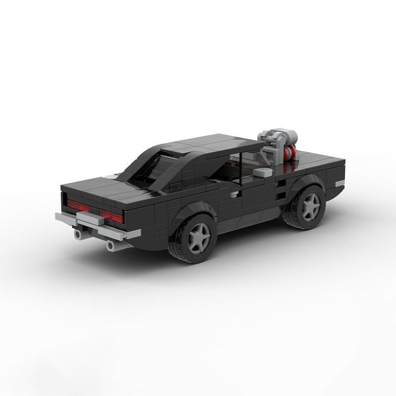 dodge ghost rider's hell charger building set | moc-38529 - 2