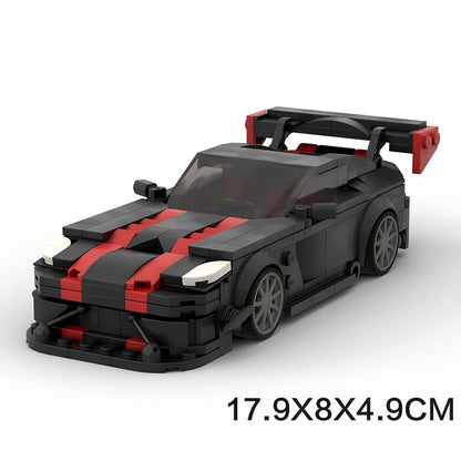 dodge viper acr building set | compatible with lego - 2