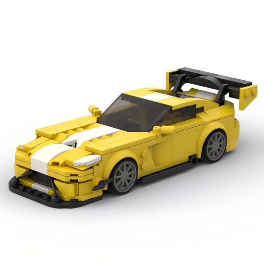 dodge viper acr yellow building set | moc-184200 - 1