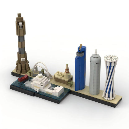 Doha skyline Building Kit | LEGO-Compatible MOC - 2