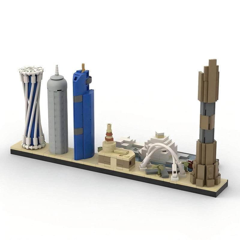 Doha skyline Building Kit | LEGO-Compatible MOC - 4