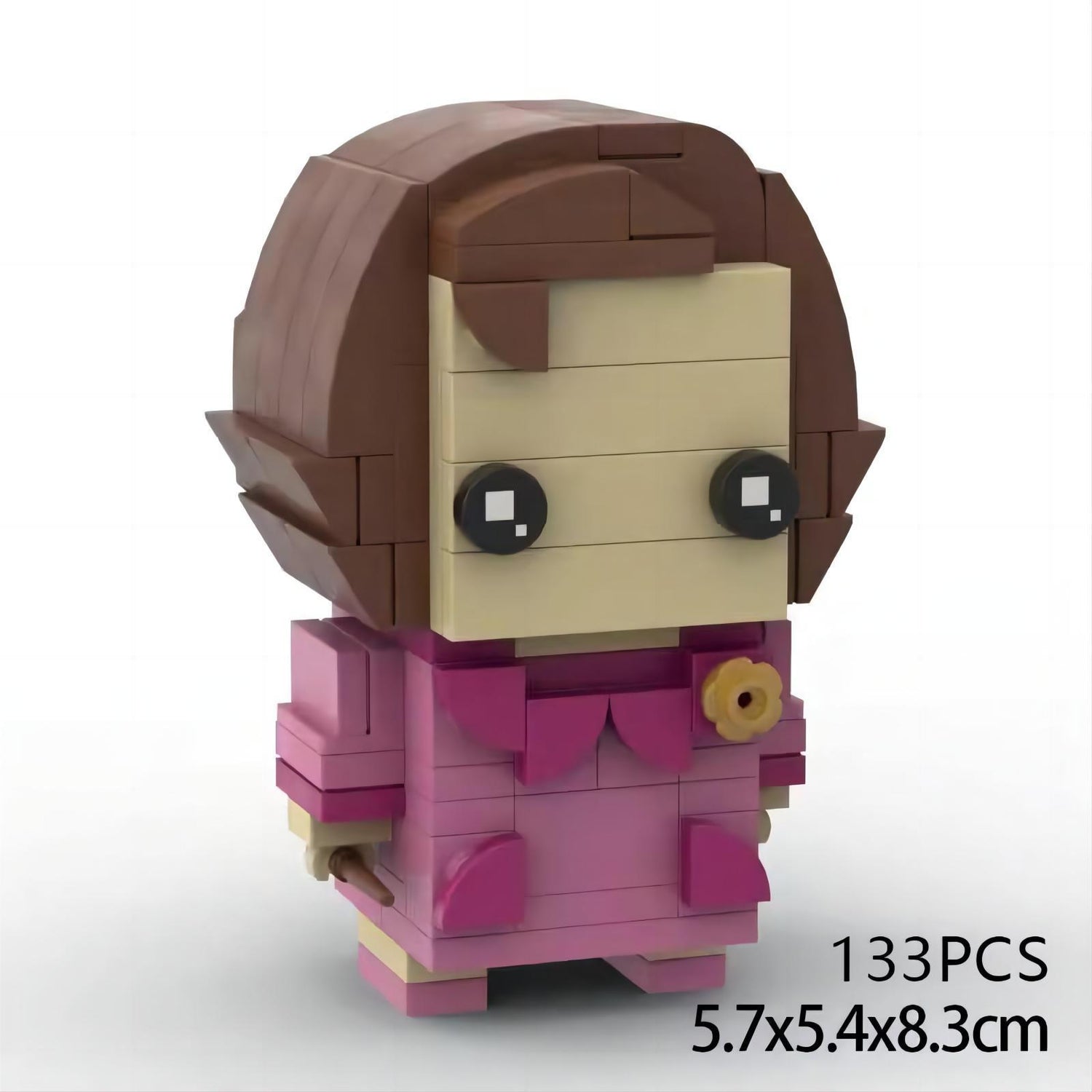 dolores umbridge moc brickheadz brick set | harry potter | lego compatible - 1