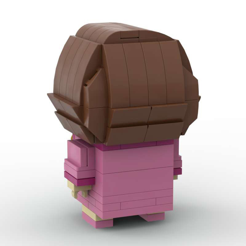 dolores umbridge moc brickheadz brick set | harry potter | lego compatible - 1