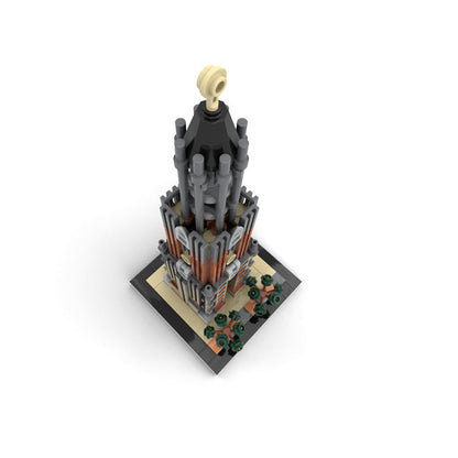 Domtoren Tower Utrecht MOC Historic Architecture Building Kit 1:800 Scale - 2