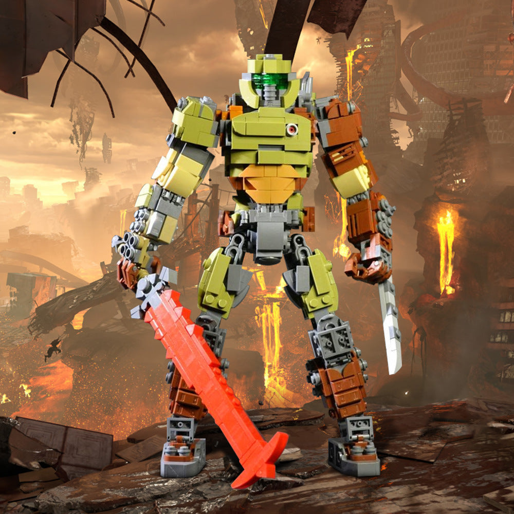 doom slayer building set | doom eternal | moc-215481 - 1