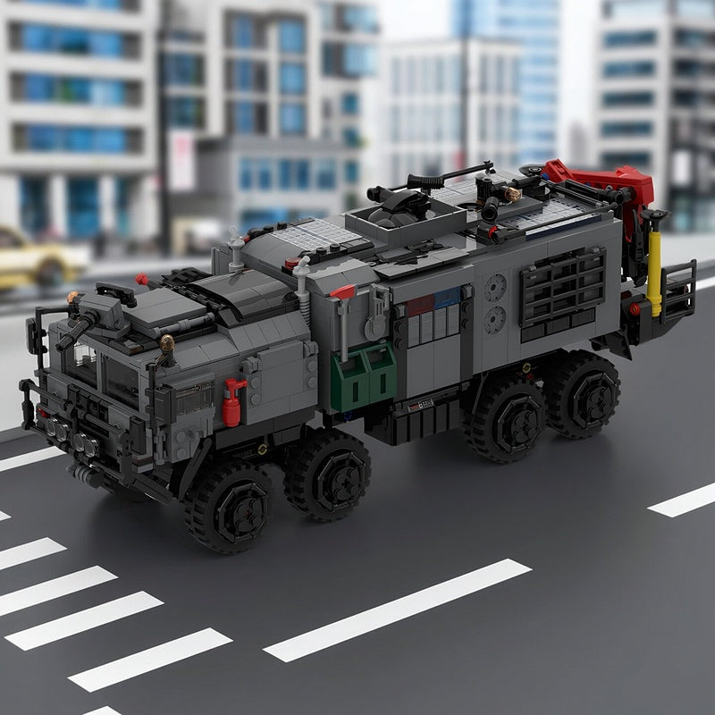 Doomsday 8x8 Survival Vehicle MOC Building Kit - 5