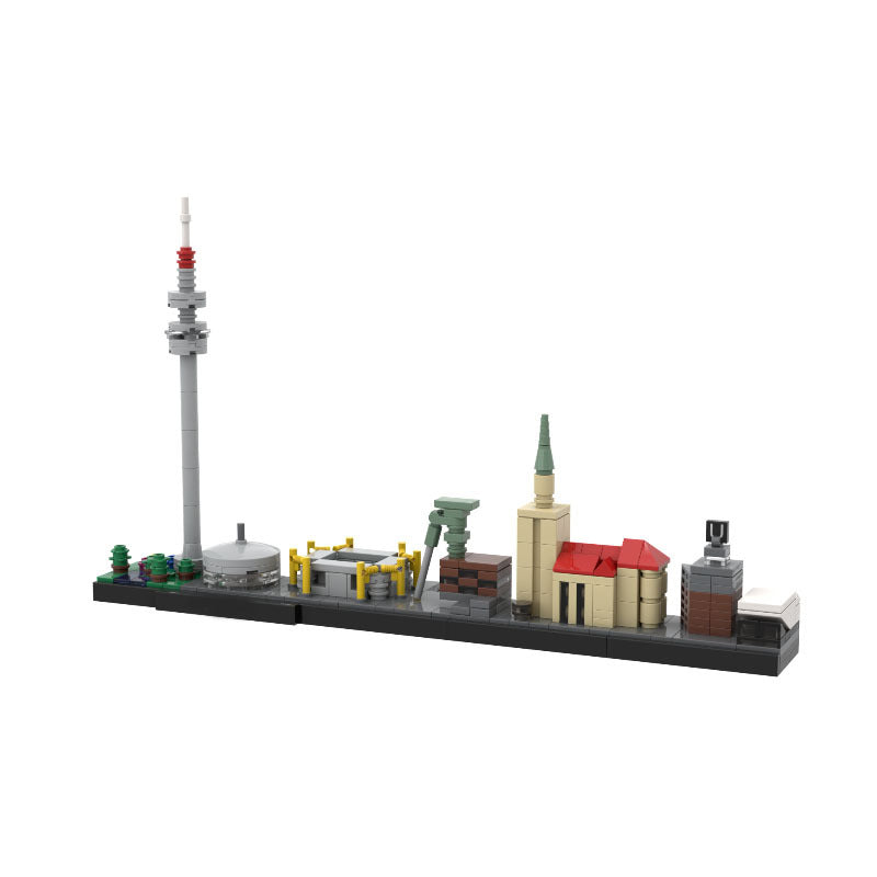 Dortmund Skyline Building Kit | Ruhrgebiet | LEGO-Compatible MOC - 1