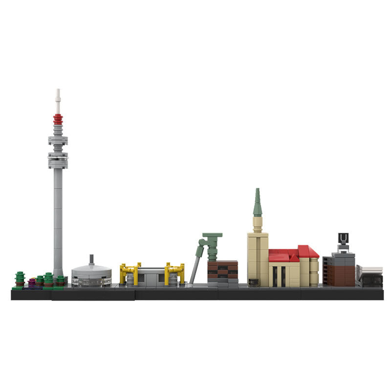 Dortmund Skyline Building Kit | Ruhrgebiet | LEGO-Compatible MOC - 2