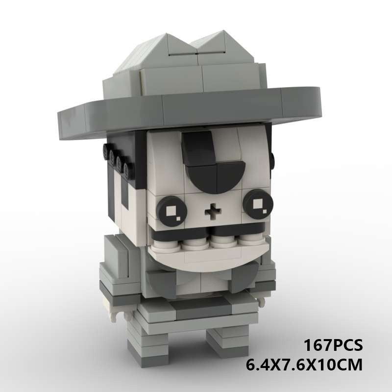dr. coco cruz brickheadz moc building set | coco lego compatible set - 1