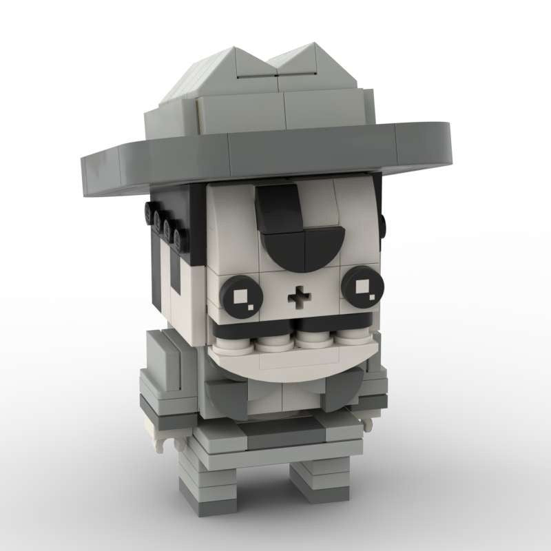 dr. coco cruz brickheadz moc building set | coco lego compatible set - 2