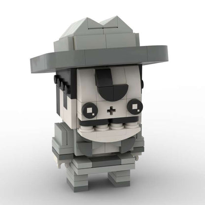 dr. coco cruz brickheadz moc building set | coco lego compatible set - 2