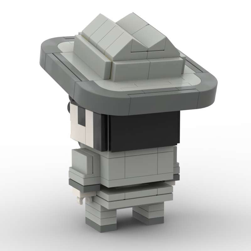 dr. coco cruz brickheadz moc building set | coco lego compatible set - 3