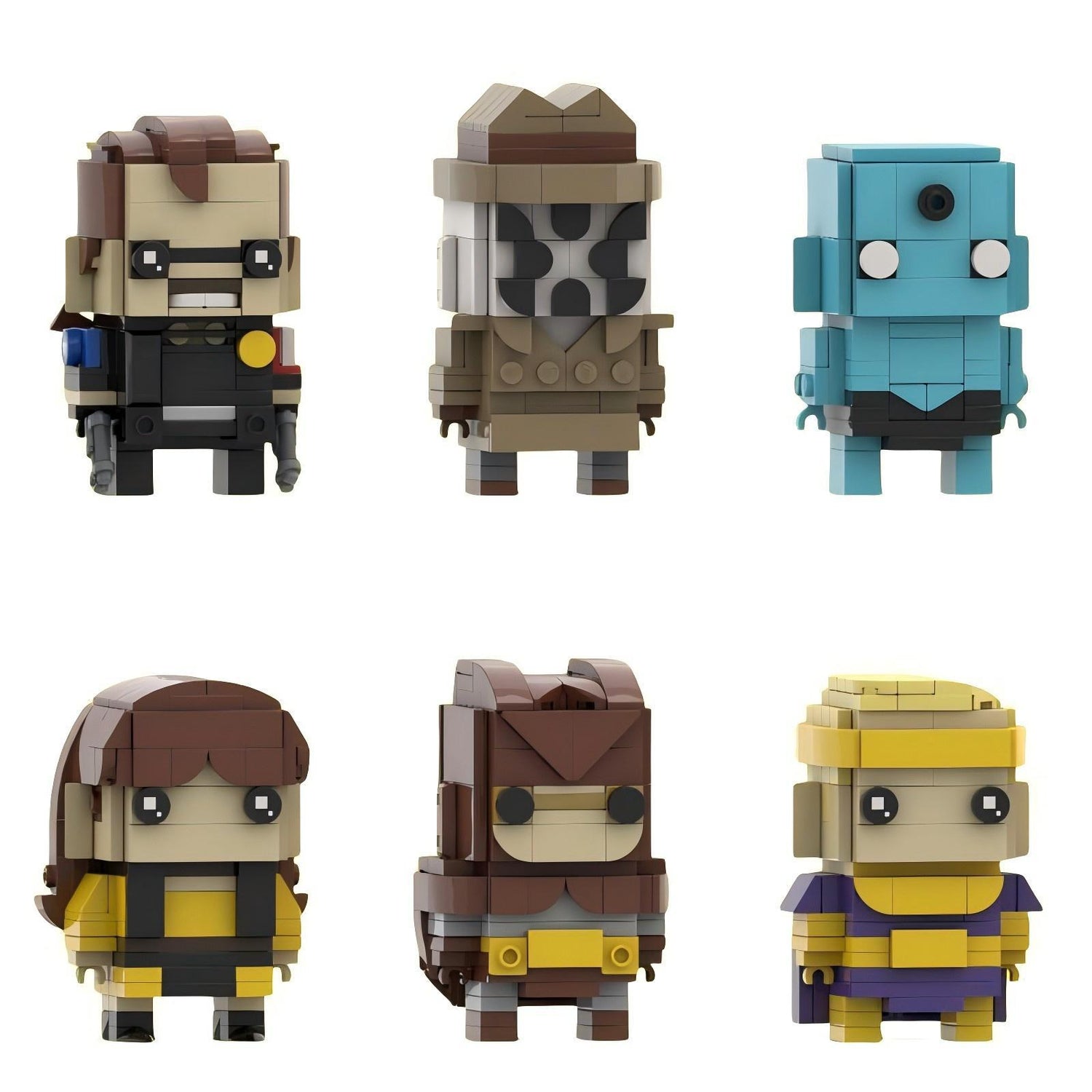 dr. manhattan brickheadz building kit | watchmen | moc-117433 - 1