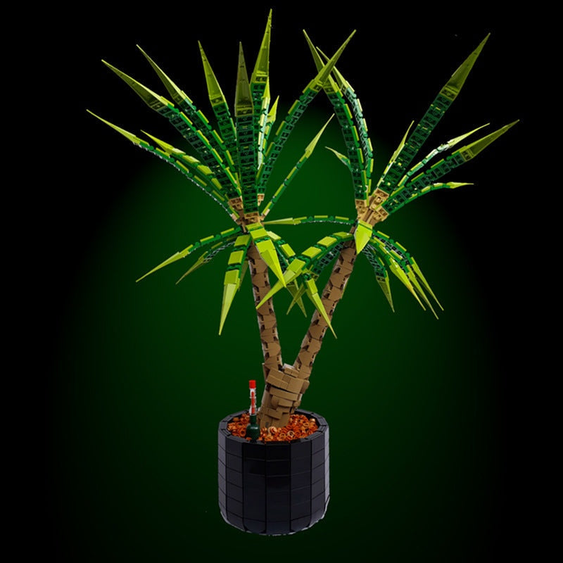 Dracaena Marginata MOC Building Kit | Dragon Tree Display Model - 2
