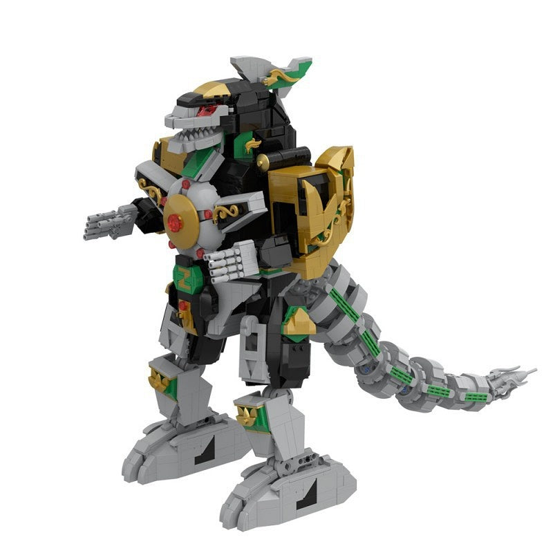Dragon-Head Armored Mecha MOC Building Kit | Mechanical Figure - 4